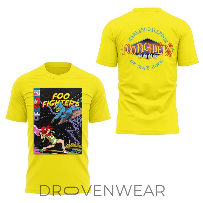 Foo Fighters Secret New Jersey Performance Graphic Tee - Image 2