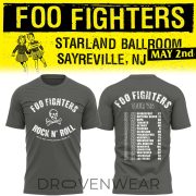 Foo Fighters Starland Ballroom New Jersey Show 2026 T-Shirt