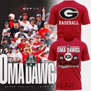 Georgia Bulldogs OmaDawgs 2026 NCAA Baseball College World Series Fan T-Shirt
