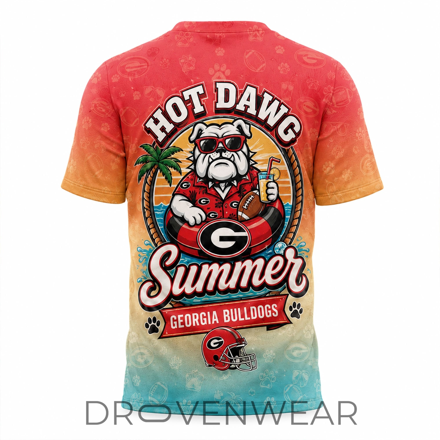 Georgia Bulldogs Premium NCAA Summer Fan 3D All-Over Print T-Shirt Georgia Bulldogs Premium NCAA Summer Fan 3D All-Over Print T-Shirt