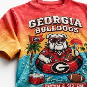Georgia Bulldogs Premium NCAA Summer Fan 3D All-Over Print T-Shirt - Image 7
