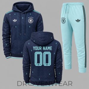 Germany World Cup 2026 Away Supporter Hoodie Set by Drovenwear.com