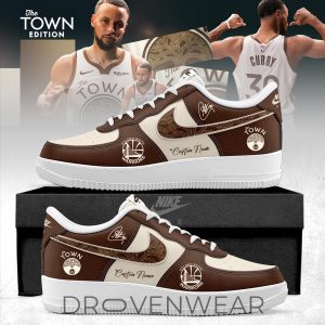 Golden State Warriors Fan Edition Air Force 1 Shoes by Drovenwear.com