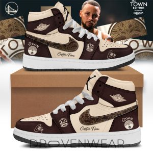 Golden State Warriors Inspired Air Jordan 1 High Tops by Drovenwear.com