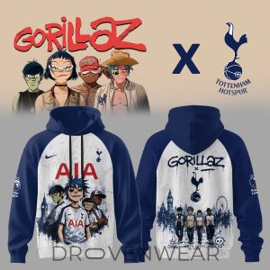 Gorillaz Live at Tottenham Hotspur Stadium 2026 Hoodie by Drovenwear.com