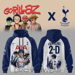 Gorillaz Tottenham Hotspur Stadium Event Hoodie 2026 by Drovenwear.com