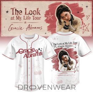 Gracie Abrams The Look At My Life Tour 2026 Jersey V1 by Drovenwear.com