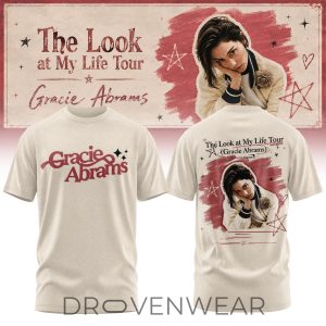 Gracie Abrams The Look At My Life Tour 2026 TShirt by Drovenwear.com