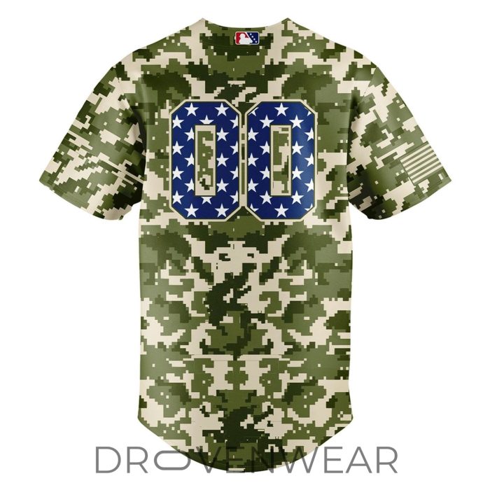 Greensboro Grasshoppers Military Tribute Night 2026 Baseball Jersey - Image 3
