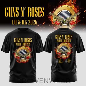 Guns N Roses 2026 Concert Inspired Classic TShirt by Drovenwear.com