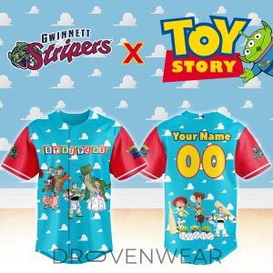Gwinnett Stripers Toy Story Limited Baseball Jersey by Drovenwear.com