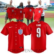 Harry Kane England Football Team Inspired Baseball Jersey