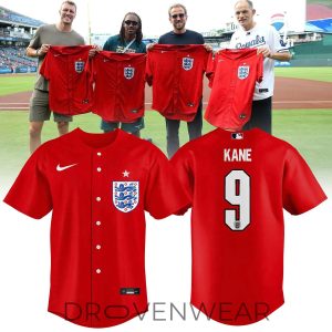 Harry Kane England Football Team Inspired Baseball Jersey by Drovenwear.com