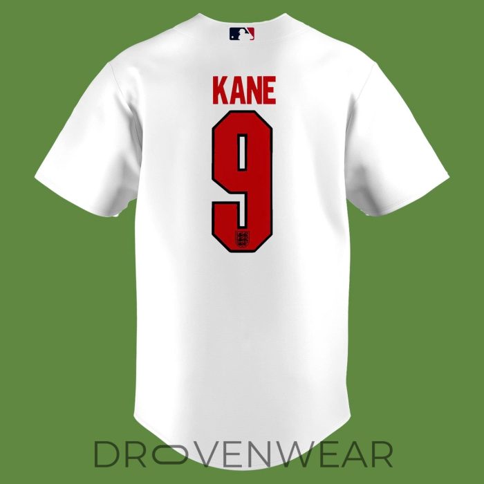 Harry Kane England Football Team Inspired Baseball Jersey - Image 5
