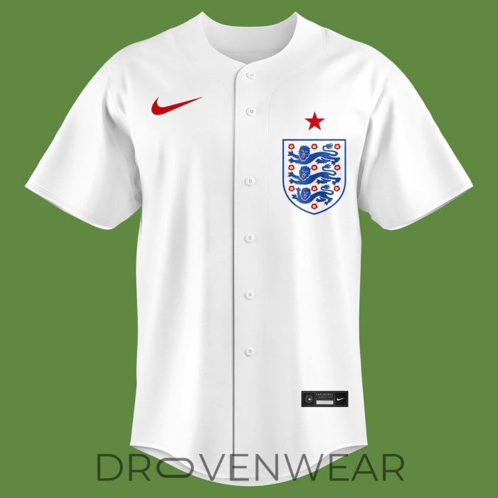 Harry Kane England Football Team Inspired Baseball Jersey - Image 6