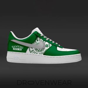 Hawkins High School Stranger Things AF1 Sneakers by Drovenwear.com