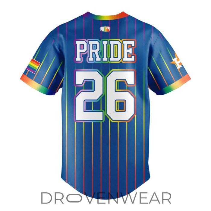 Houston Astros 2026 Pride Night Limited Baseball Jersey - Image 3