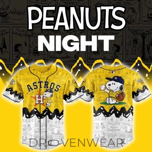 Houston Astros Peanuts Event Jersey Version 3 by Drovenwear.com