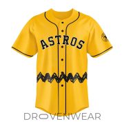 Houston Astros Peanuts Heritage Night Baseball Jersey - Image 2