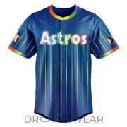 Houston Astros Pride Celebration 2026 Special Baseball Jersey - Image 2