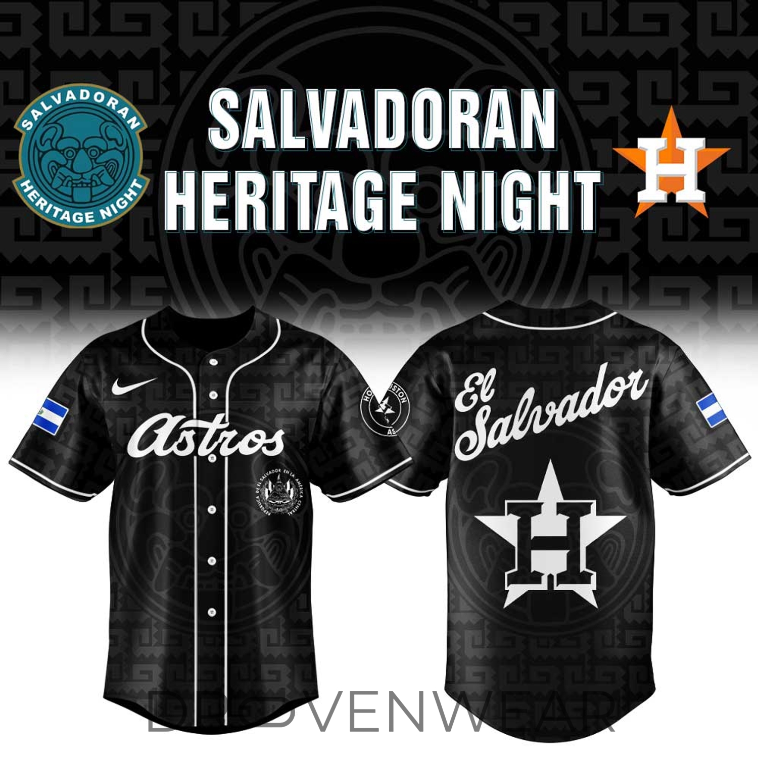 Houston Astros Salvadoran Heritage Night Fan Jersey 2026 Houston Astros Salvadoran Heritage Night Fan Jersey 2026
