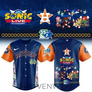 Houston Astros Sonic Concert Night Baseball Jersey 2026 by Drovenwear.com