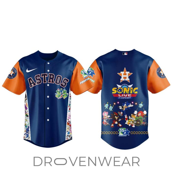 Houston Astros Sonic Concert Night Baseball Jersey 2026 - Image 2