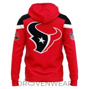 Houston Texans 25 Seasons x America 250 Red Two-Sided Graphic Pullover Hoodie - Image 3