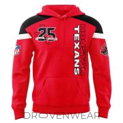 Houston Texans Red 25th Season Anniversary Pullover Hoodie - Image 2