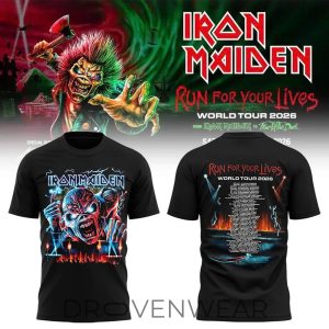 Iron Maiden 2026 World Tour Fan Shirt V11 by Drovenwear.com