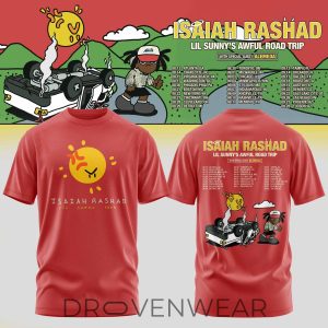 Isaiah Rashad Lil Sunnys Awful Road Trip Tour Graphic TShirt by Drovenwear.com