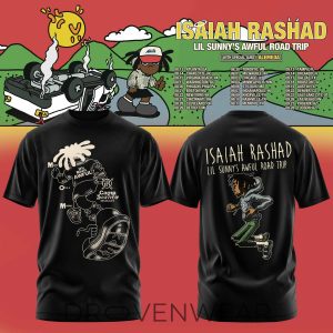 Isaiah Rashad Lil Sunnys Awful Road Trip Tour Tee V2 by Drovenwear.com