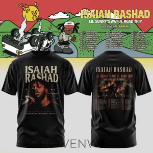 Isaiah Rashad Lil Sunnys Awful Road Trip Tour Tee V4 by Drovenwear.com
