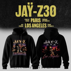 JAYZ Paris Live Event 2026 Graphic Hoodie V2 by Drovenwear.com