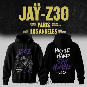 JAYZ Paris Tour 2026 Premium Pullover Hoodie by Drovenwear.com