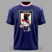 Japan Football Hello Kitty World Cup 2026 Fan Shirt - Image 2