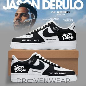 Jason Derulo Last Dance Tour 2026 Air Force 1 Custom Sneakers by Drovenwear.com