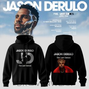 Jason Derulo Last Dance World Tour 2026 Signature Hoodie by Drovenwear.com