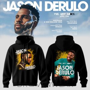 Jason Derulo The Last Dance World Tour 2026 Signature Hoodie by Drovenwear.com