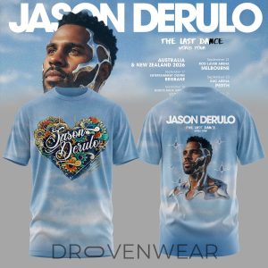 Jason Derulo The Last Dance World Tour Exclusive TShirt by Drovenwear.com
