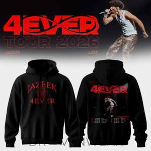 Jazeek 4EVER Tour 2026 Graphic Hoodie by Drovenwear.com