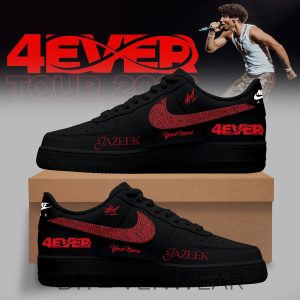 Jazeek 4EVER Tour 2026 Personalized Air Force 1 Sneakers by Drovenwear.com