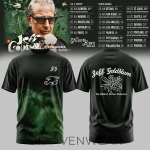 Jeff Goldblum Live Tour 2026 Collectors TShirt by Drovenwear.com