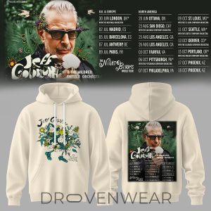 Jeff Goldblum Live Tour 2026 Signature Hoodie by Drovenwear.com