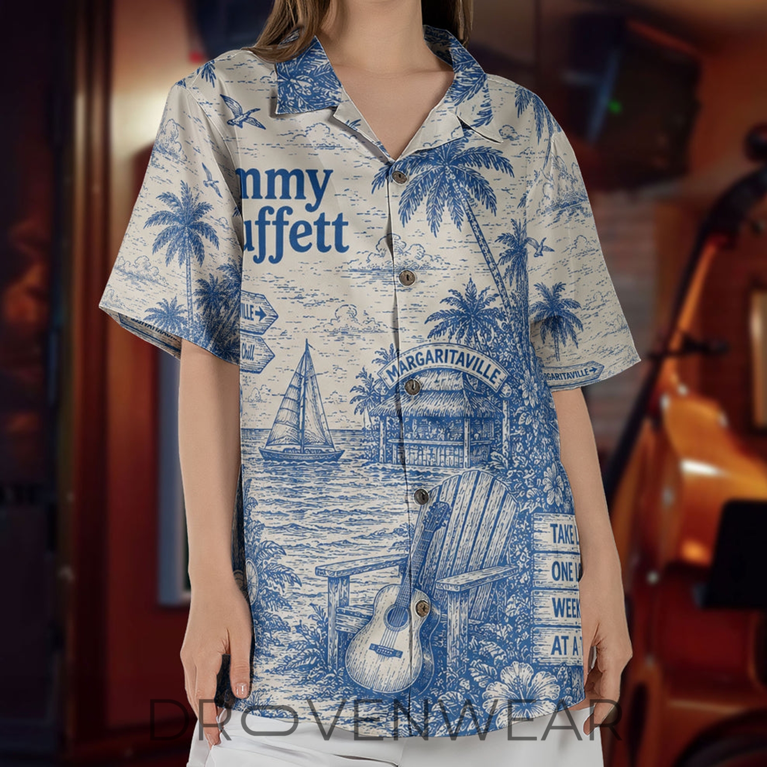 Jimmy Buffett Margaritaville Vintage Toile De Jouy License To Chill Summer Hawaiian Shirt Jimmy Buffett Margaritaville Vintage Toile De Jouy License To Chill Summer Hawaiian Shirt