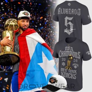 Jose Alvarado 2026 Championship Edition Gray Fan Shirt by Drovenwear.com