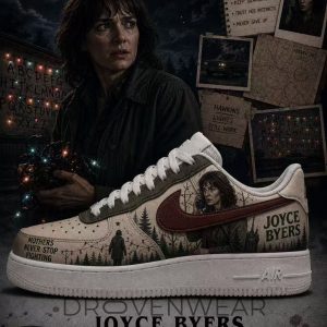 Joyce Byers Stranger Things Limited AF1 Shoes by Drovenwear.com