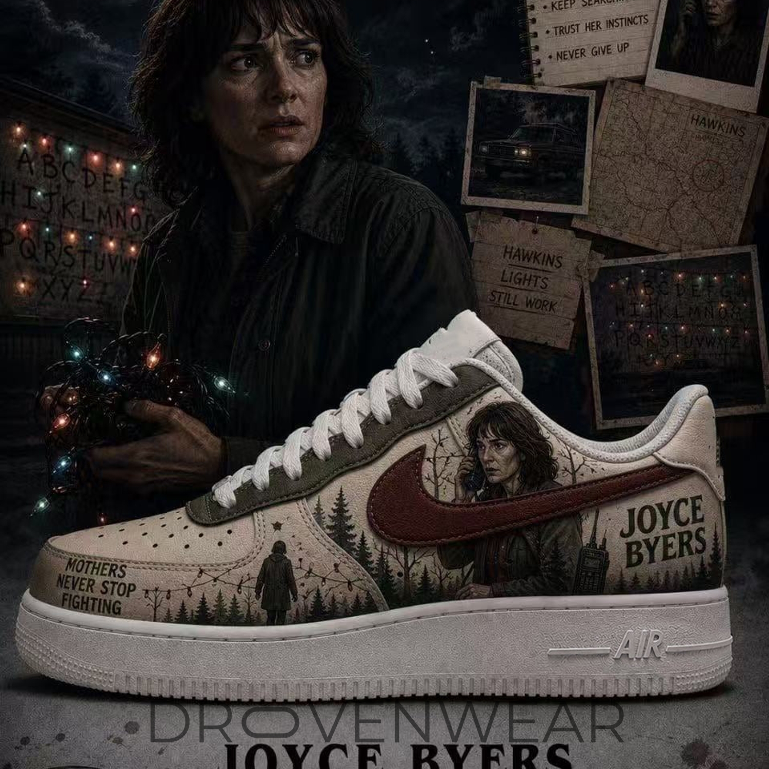 Joyce Byers Stranger Things Limited AF1 Shoes Joyce Byers Stranger Things Limited AF1 Shoes