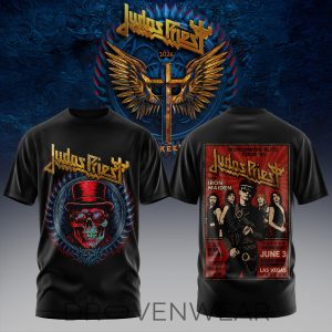 Judas Priest Faithkeepers Tour 2026 Vintage Metal Shirt V2 by Drovenwear.com