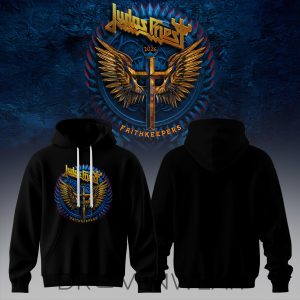 Judas Priest Faithkeepers Tour 2026 Wings Hoodie V2 by Drovenwear.com